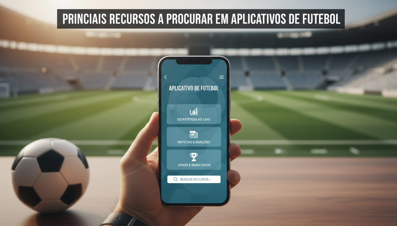 Principais Recursos a Procurar em Aplicativos de Futebol