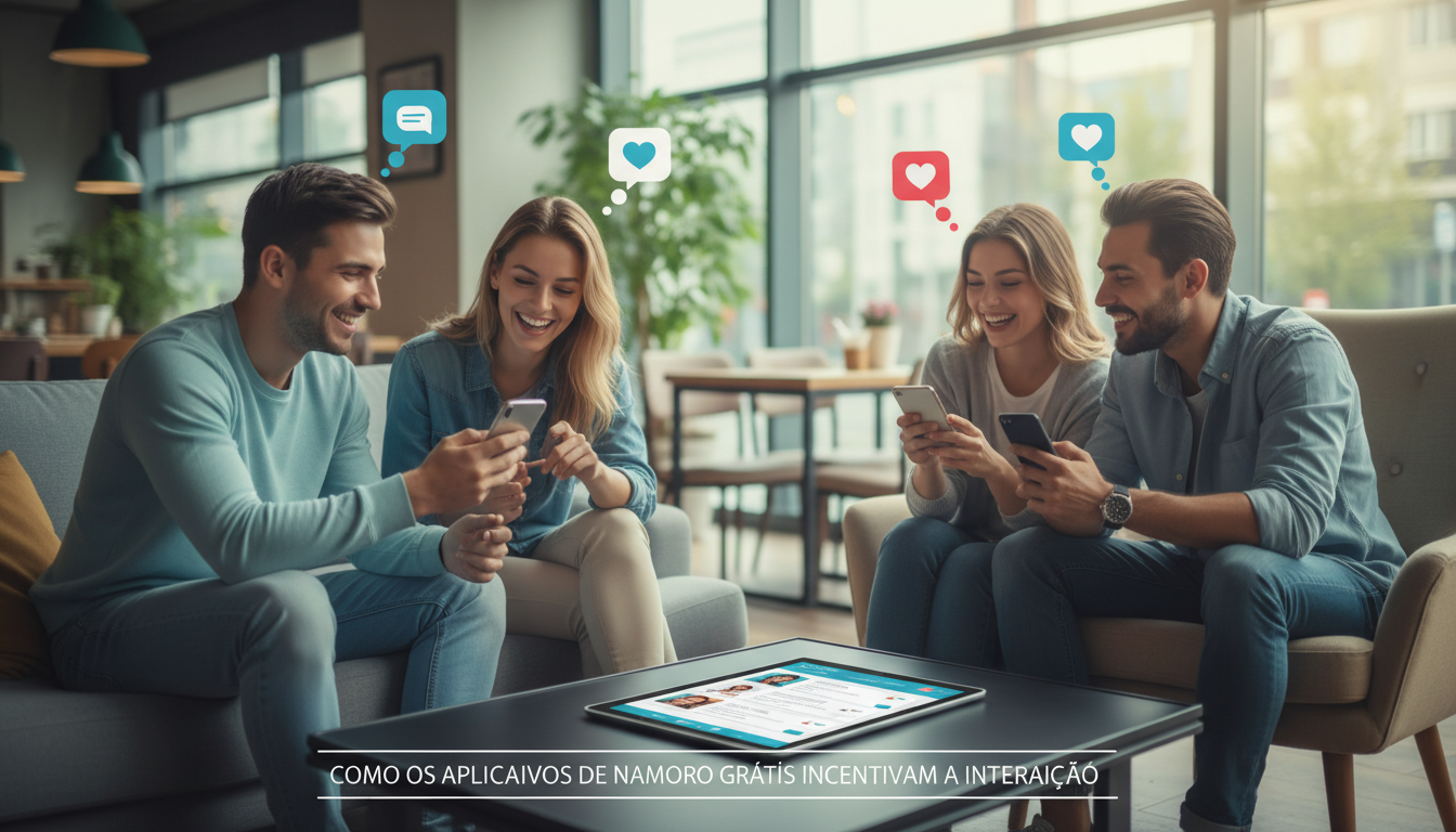 Como os Aplicativos de Namoro Grátis Incentivam a Interação
