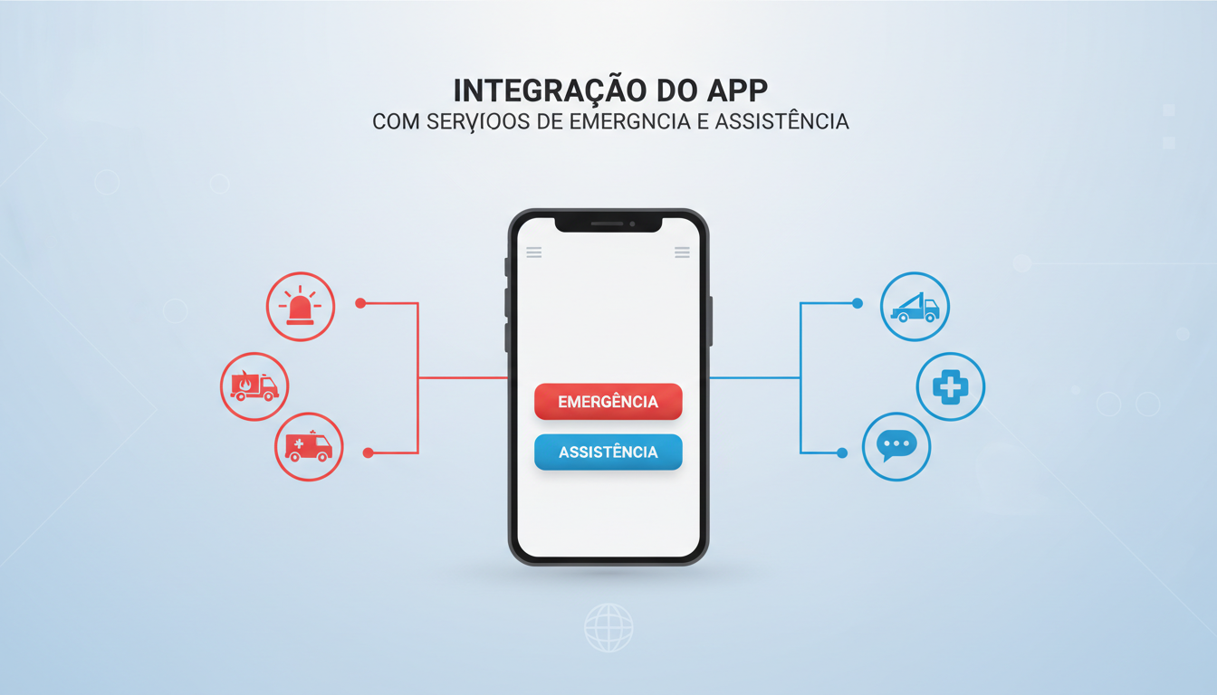 Integração do App com Serviços de Emergência e Assistência