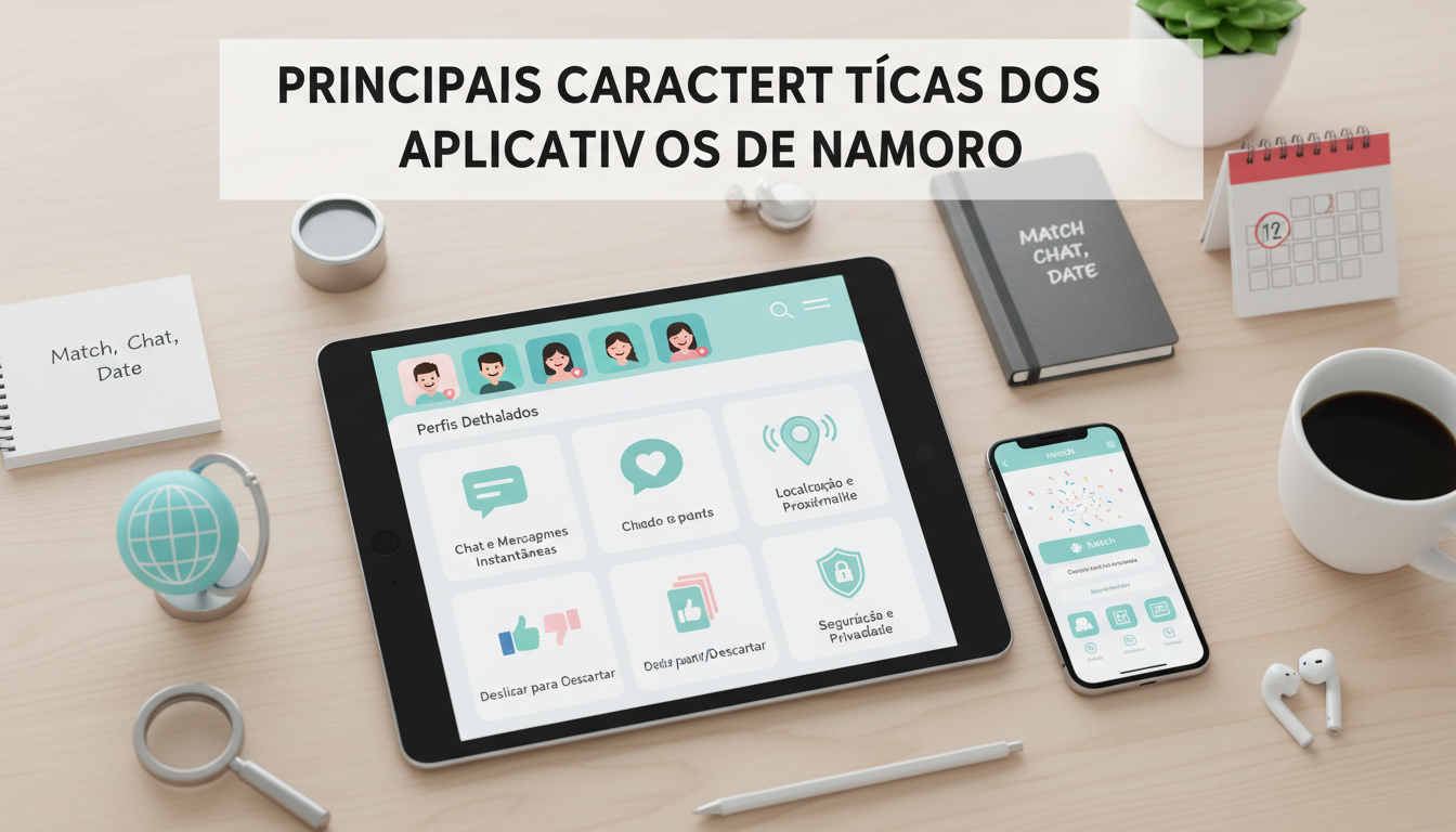 Principais características dos aplicativos de namoro