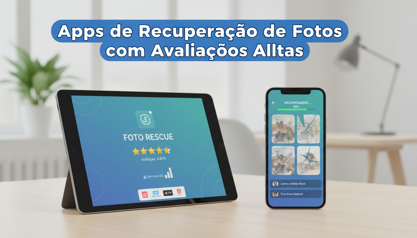 Apps de Recuperação de Fotos com Avaliações Altas