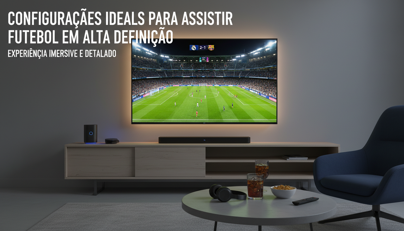 Configurações Ideais para Assistir Futebol em Alta Definição