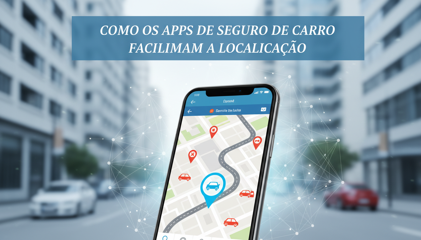 Como os Apps de Seguro de Carro Facilitam a Localização